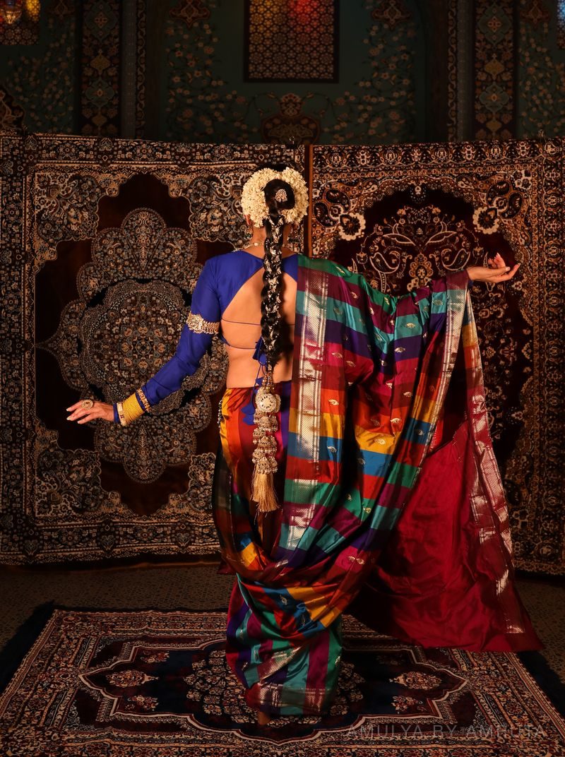  saree, worn — Worn · 2. Handpicked by AMULYA by Amruta.