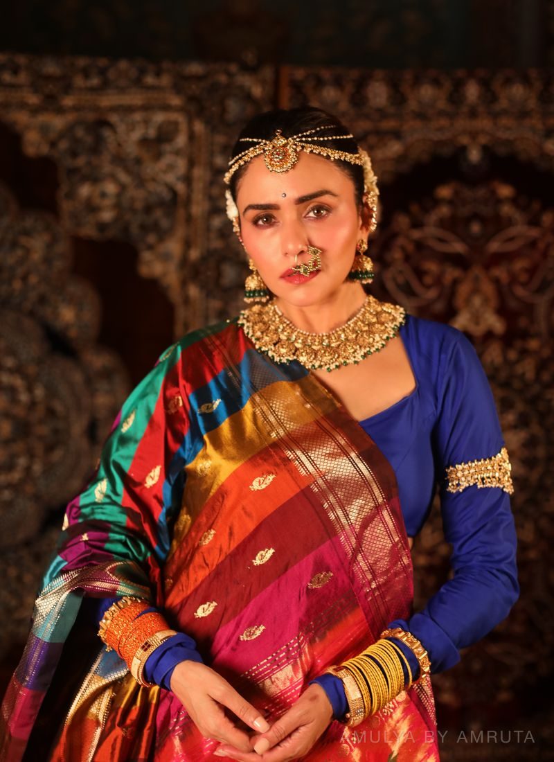  saree, worn — Worn · 3. Handpicked by AMULYA by Amruta.