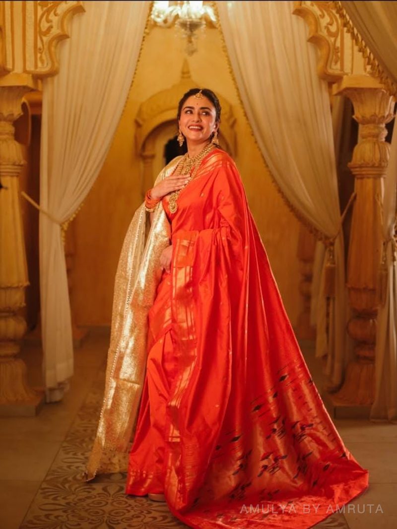  साडी नेसलेली — worn-mv26utoh0. अमूल्य बाय अमृता यांनी निवडलेली.